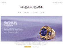 Tablet Screenshot of elizabeth-gage.com